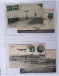 1902-2000, AEROPHILATELIE : Collection de cartes postales