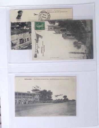 1902-2000, AEROPHILATELIE : Collection de cartes postales