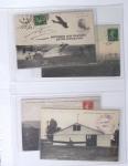 1902-2000, AEROPHILATELIE : Collection de cartes postales