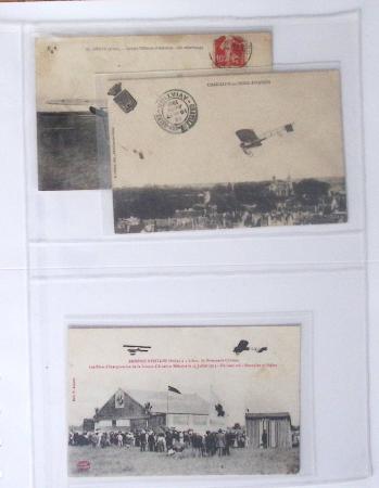 1902-2000, AEROPHILATELIE : Collection de cartes postales