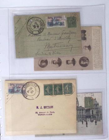 1902-2000, AEROPHILATELIE : Collection de cartes postales