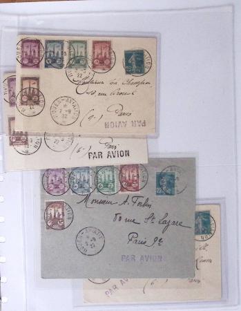 1902-2000, AEROPHILATELIE : Collection de cartes postales