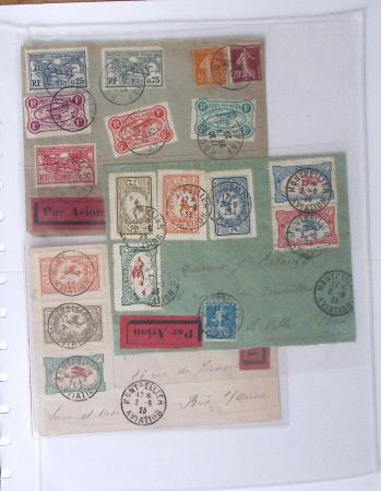 1902-2000, AEROPHILATELIE : Collection de cartes postales