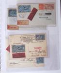 1902-2000, AEROPHILATELIE : Collection de cartes postales