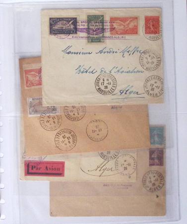 1902-2000, AEROPHILATELIE : Collection de cartes postales