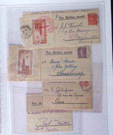 1902-2000, AEROPHILATELIE : Collection de cartes postales