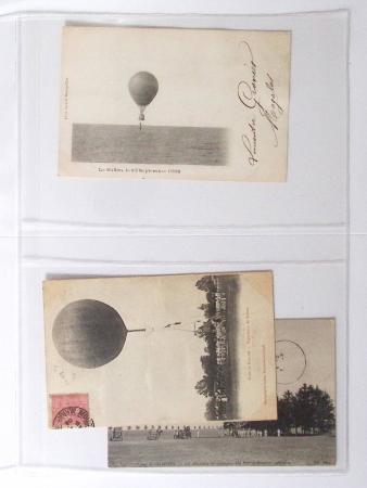 1902-2000, AEROPHILATELIE : Collection de cartes postales