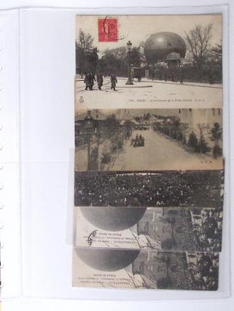 1902-2000, AEROPHILATELIE : Collection de cartes postales