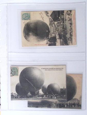 1902-2000, AEROPHILATELIE : Collection de cartes postales