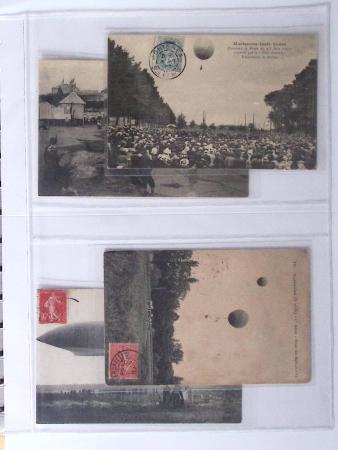 1902-2000, AEROPHILATELIE : Collection de cartes postales
