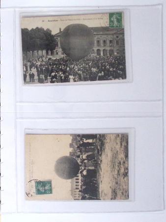 1902-2000, AEROPHILATELIE : Collection de cartes postales
