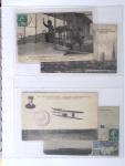 1902-2000, AEROPHILATELIE : Collection de cartes postales
