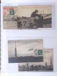 1902-2000, AEROPHILATELIE : Collection de cartes postales