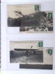 1902-2000, AEROPHILATELIE : Collection de cartes postales