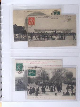 1902-2000, AEROPHILATELIE : Collection de cartes postales