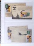 1902-2000, AEROPHILATELIE : Collection de cartes postales