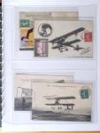 1902-2000, AEROPHILATELIE : Collection de cartes postales