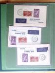 1902-2000, AEROPHILATELIE : Collection de cartes postales