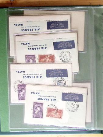 1902-2000, AEROPHILATELIE : Collection de cartes postales