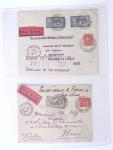 1902-2000, AEROPHILATELIE : Collection de cartes postales