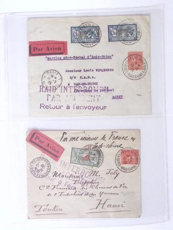 1902-2000, AEROPHILATELIE : Collection de cartes postales