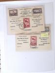1902-2000, AEROPHILATELIE : Collection de cartes postales