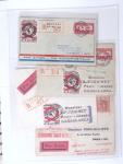 1902-2000, AEROPHILATELIE : Collection de cartes postales