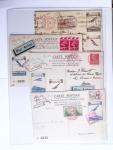 1902-2000, AEROPHILATELIE : Collection de cartes postales