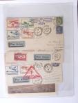 1902-2000, AEROPHILATELIE : Collection de cartes postales