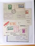 1902-2000, AEROPHILATELIE : Collection de cartes postales