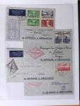 1902-2000, AEROPHILATELIE : Collection de cartes postales