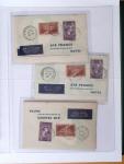 1902-2000, AEROPHILATELIE : Collection de cartes postales