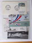 1902-2000, AEROPHILATELIE : Collection de cartes postales