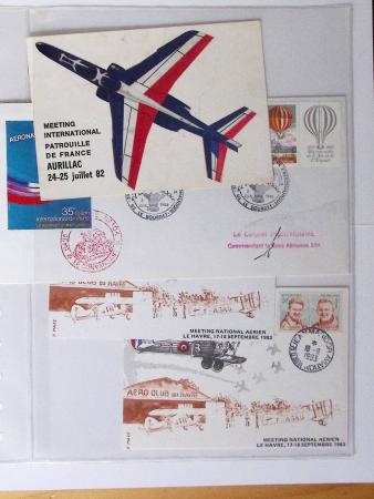 1902-2000, AEROPHILATELIE : Collection de cartes postales