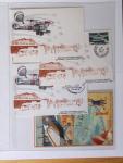 1902-2000, AEROPHILATELIE : Collection de cartes postales