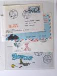1902-2000, AEROPHILATELIE : Collection de cartes postales