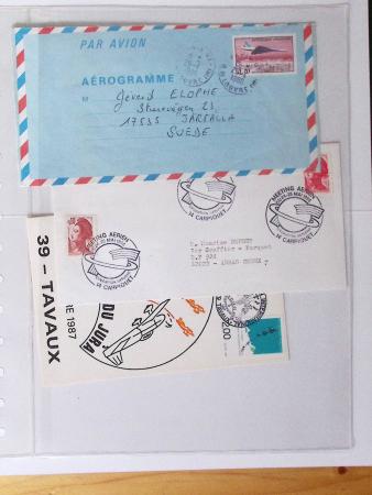 1902-2000, AEROPHILATELIE : Collection de cartes postales