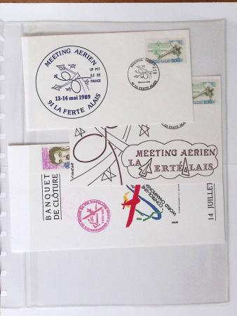 1902-2000, AEROPHILATELIE : Collection de cartes postales