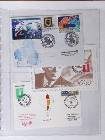 1902-2000, AEROPHILATELIE : Collection de cartes postales