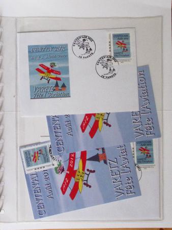 1902-2000, AEROPHILATELIE : Collection de cartes postales