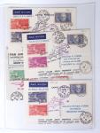 1902-2000, AEROPHILATELIE : Collection de cartes postales