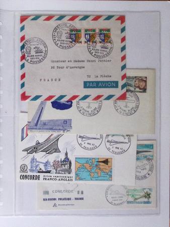 1902-2000, AEROPHILATELIE : Collection de cartes postales