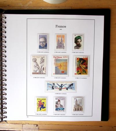 1940-2010, Collection de France neufs, commençant en