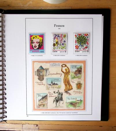 1940-2010, Collection de France neufs, commençant en