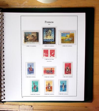1940-2010, Collection de France neufs, commençant en