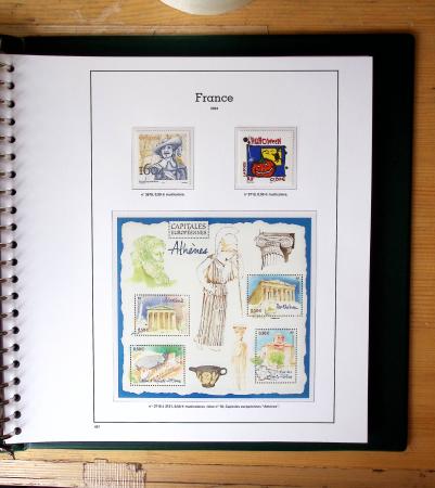 1940-2010, Collection de France neufs, commençant en