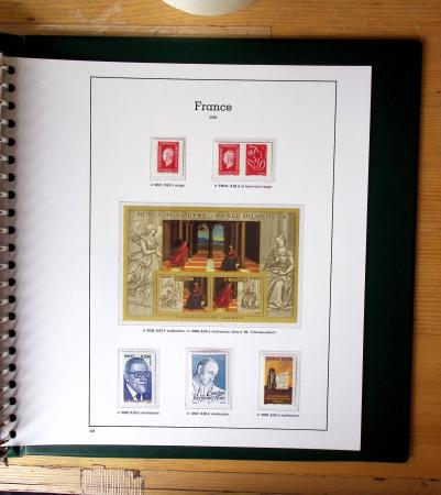1940-2010, Collection de France neufs, commençant en