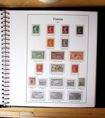 1940-2010, Collection de France neufs, commençant en