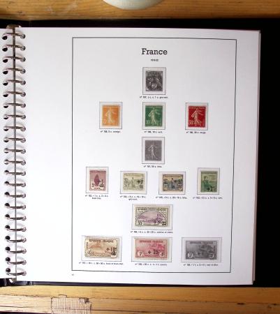 1940-2010, Collection de France neufs, commençant en