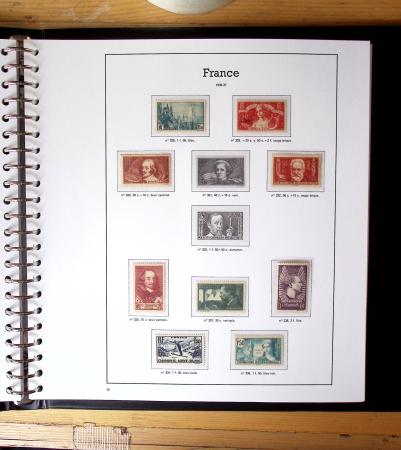 1940-2010, Collection de France neufs, commençant en